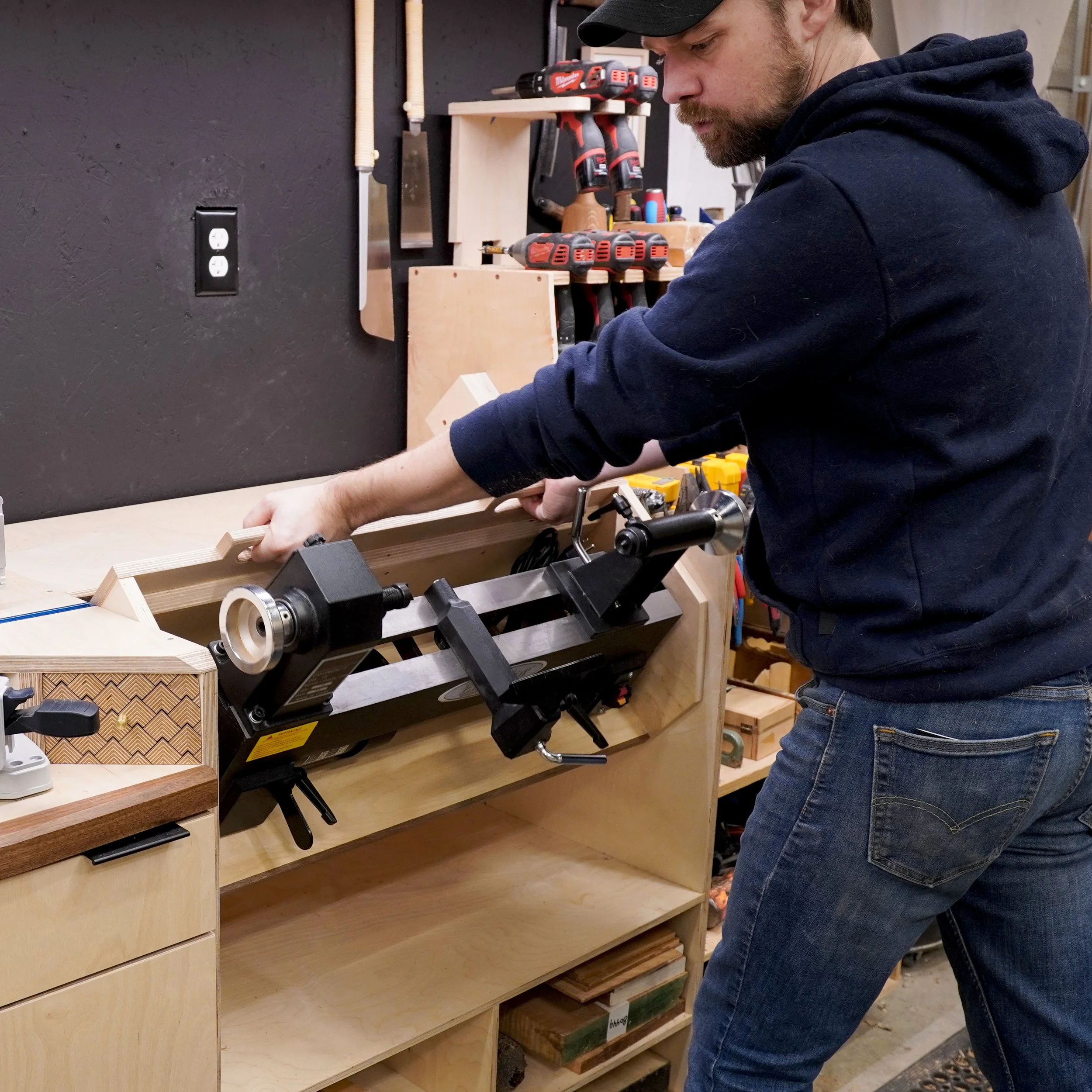 Alm Fab Flip-Top Lathe — AlmFab